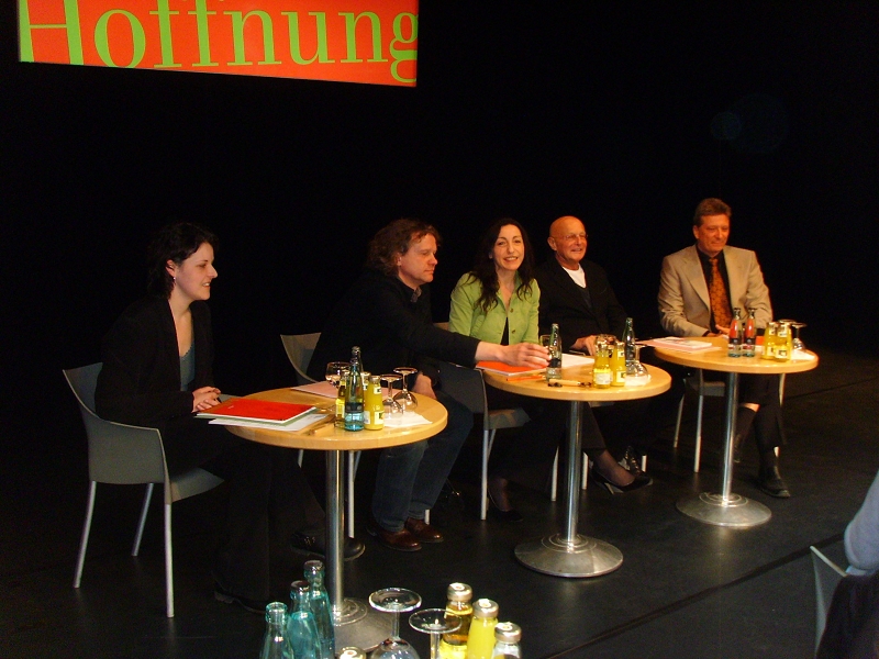 Jens Peter Lowendorf, Peter Schmidt, Isabella Verttes-Schuetter, Stefan Kraner, Veronika Schopka  - von rechts